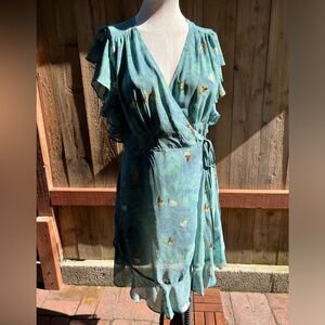 Feather Bone by Anthropologie, wrap tunic, Size M.